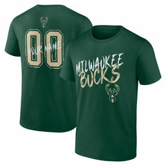 NBA - Milwaukee Bucks Hustle Custom T-Shirt - Hunter Green