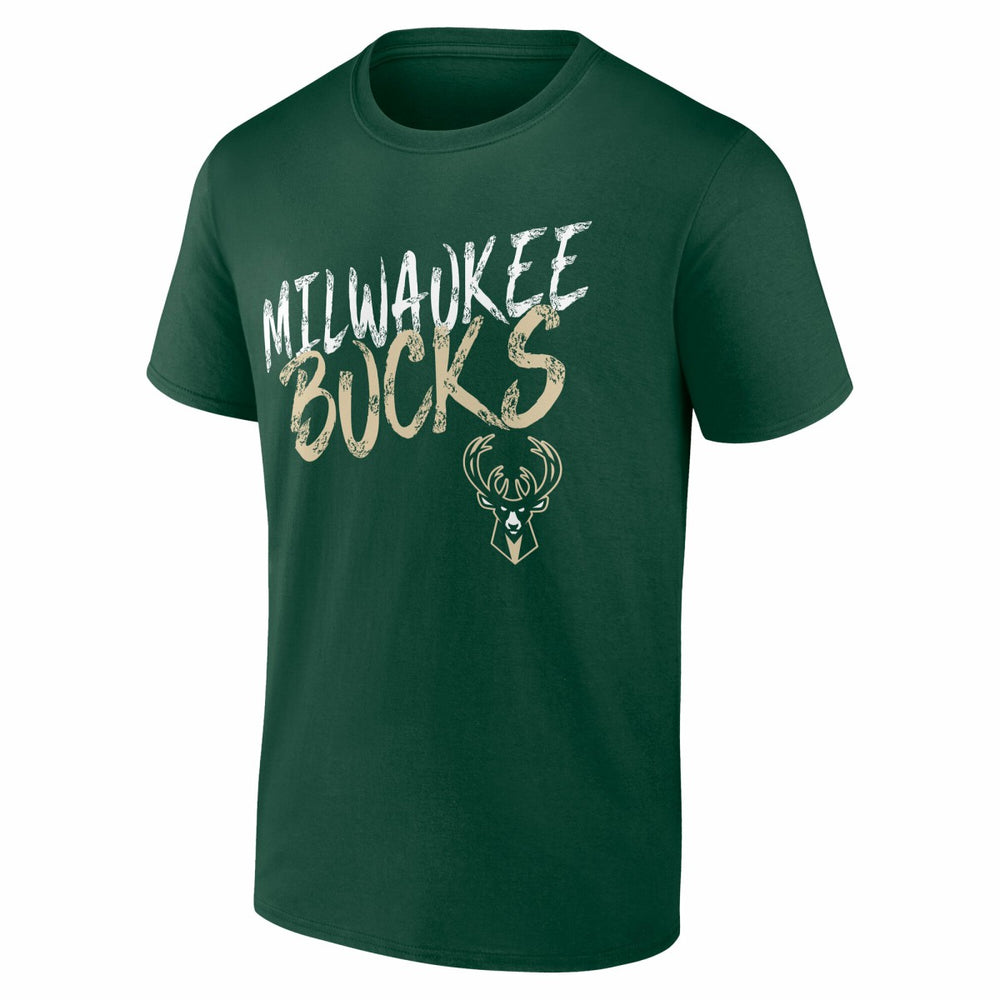 NBA - Milwaukee Bucks Hustle Custom T-Shirt - Hunter Green