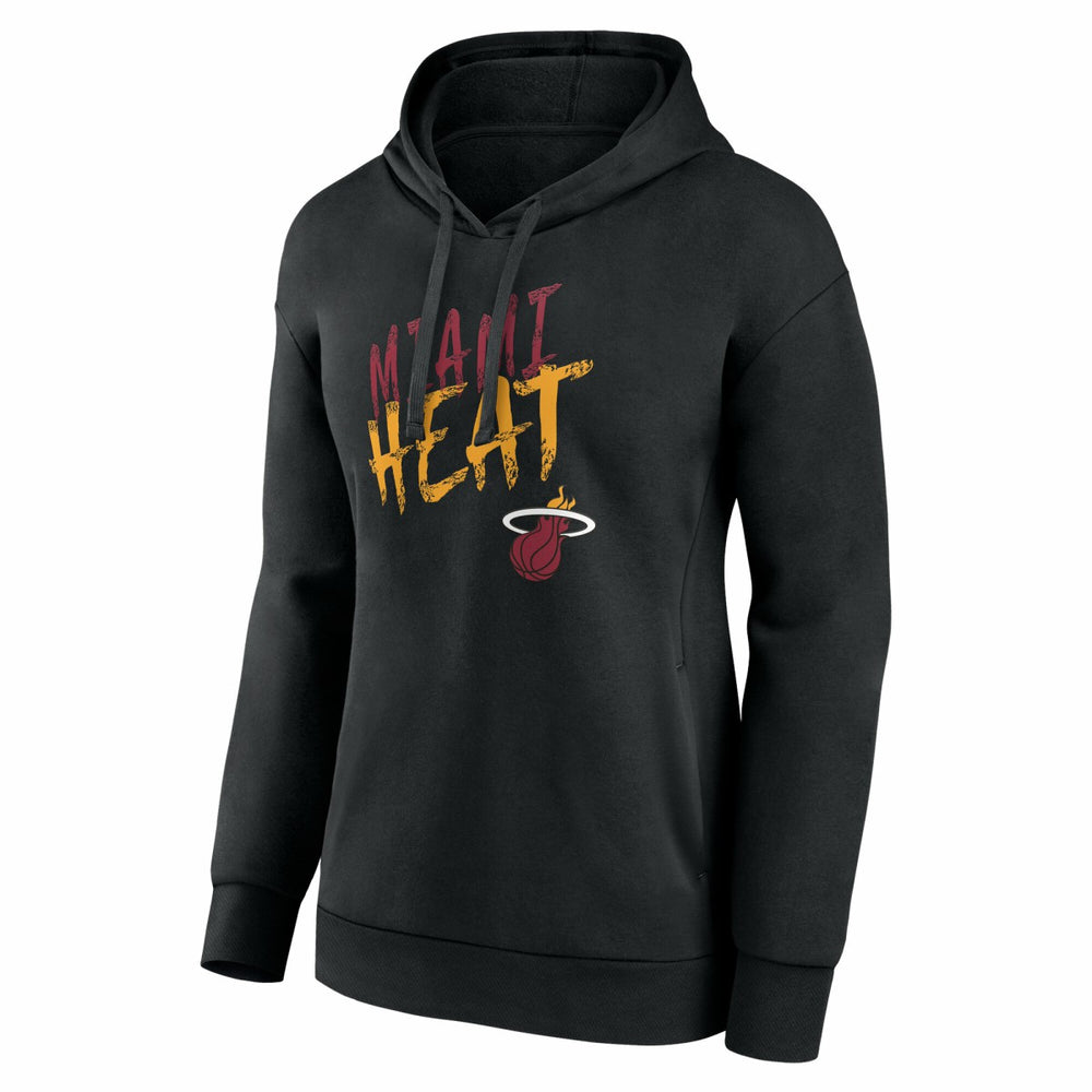 NBA - Miami Heat Women's Hustle Custom Pullover Hoodie - Black