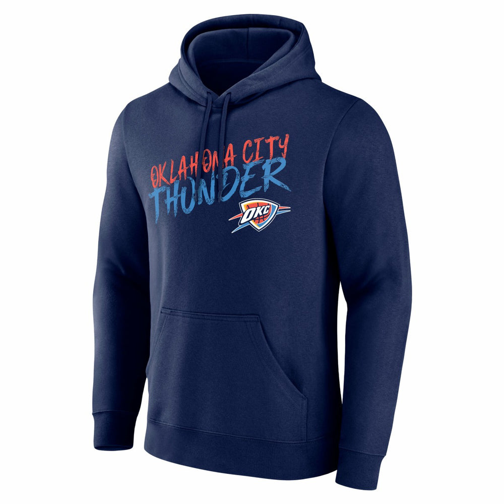 NBA - Oklahoma City Thunder Hustle Custom Pullover Hoodie - Navy