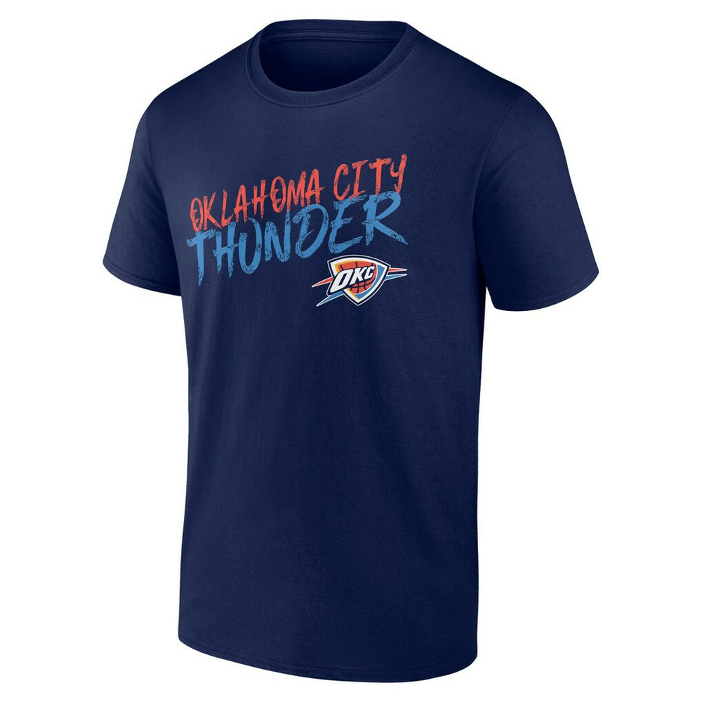 NBA - Oklahoma City Thunder Hustle Custom T-Shirt - Navy