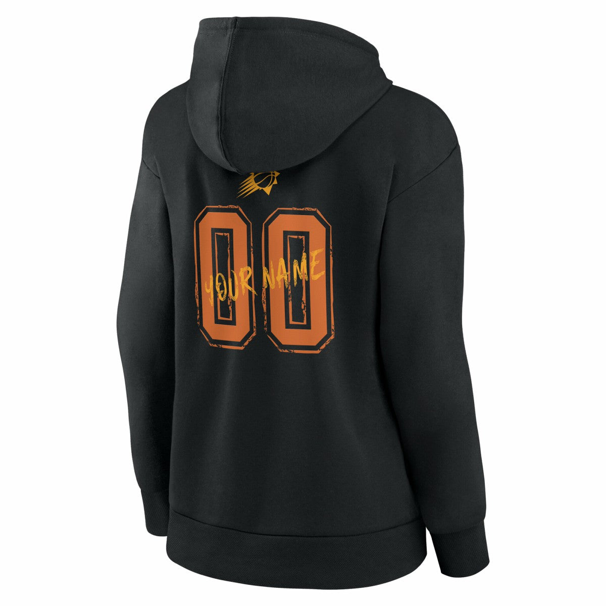 NBA - Phoenix Suns Women's Hustle Custom Pullover Hoodie - Black