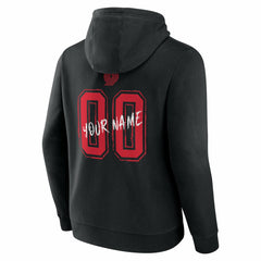 NBA - Portland Trail Blazers Hustle Custom Pullover Hoodie - Black