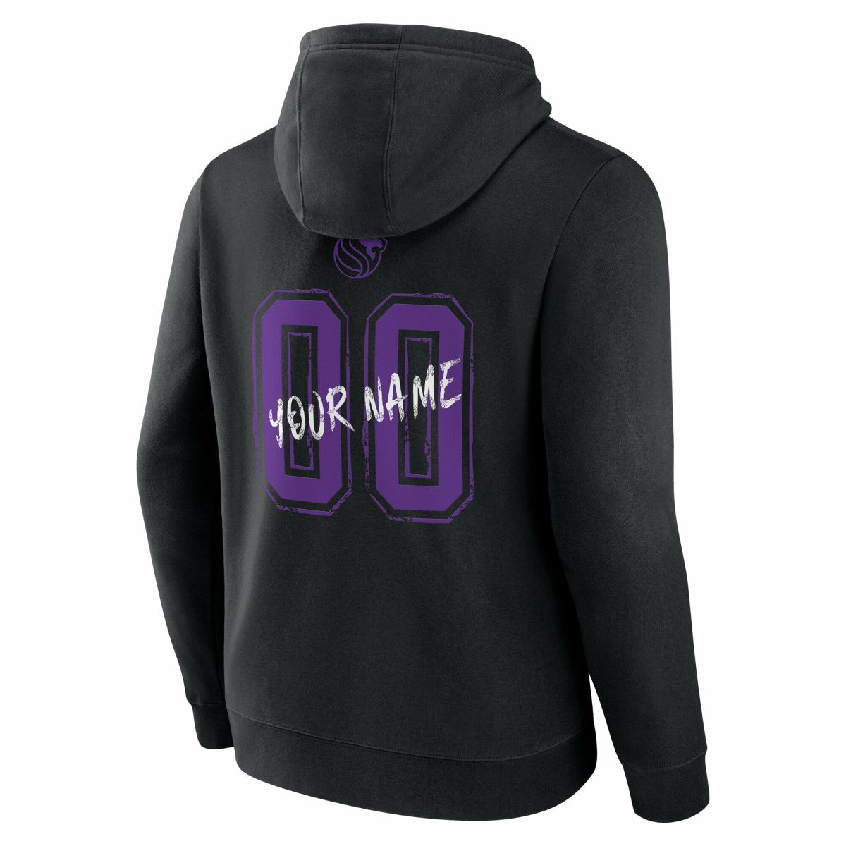 NBA - Sacramento Kings Hustle Custom Pullover Hoodie - Black