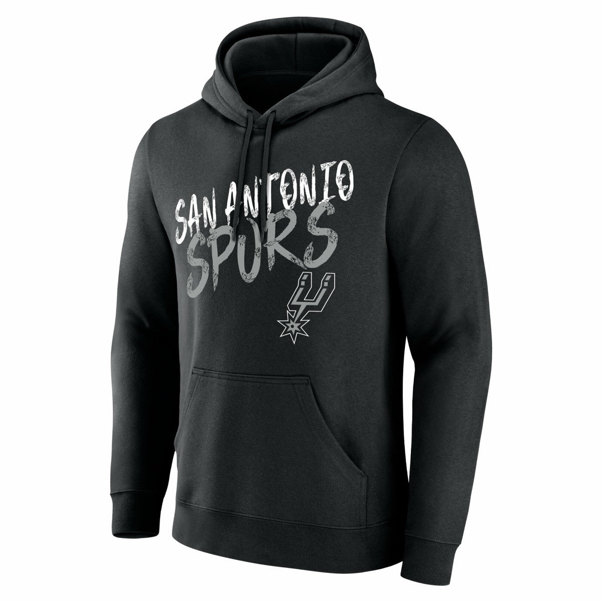 NBA - San Antonio Spurs Hustle Custom Pullover Hoodie - Black