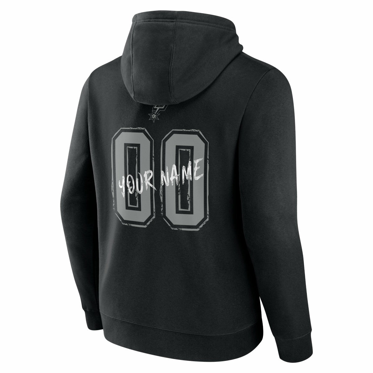 NBA - San Antonio Spurs Hustle Custom Pullover Hoodie - Black