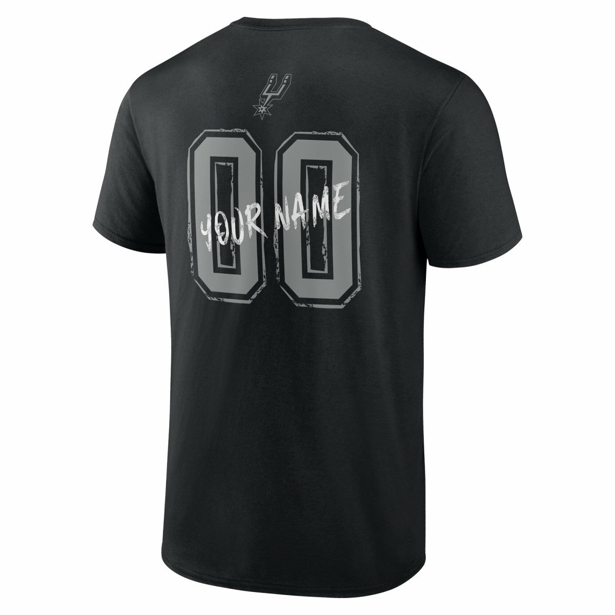 NBA - San Antonio Spurs Hustle Custom T-Shirt - Black