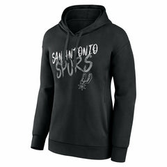 NBA - San Antonio Spurs Women's Hustle Custom Pullover Hoodie - Black