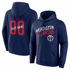 NBA - Washington Wizards Hustle Custom Pullover Hoodie - Navy