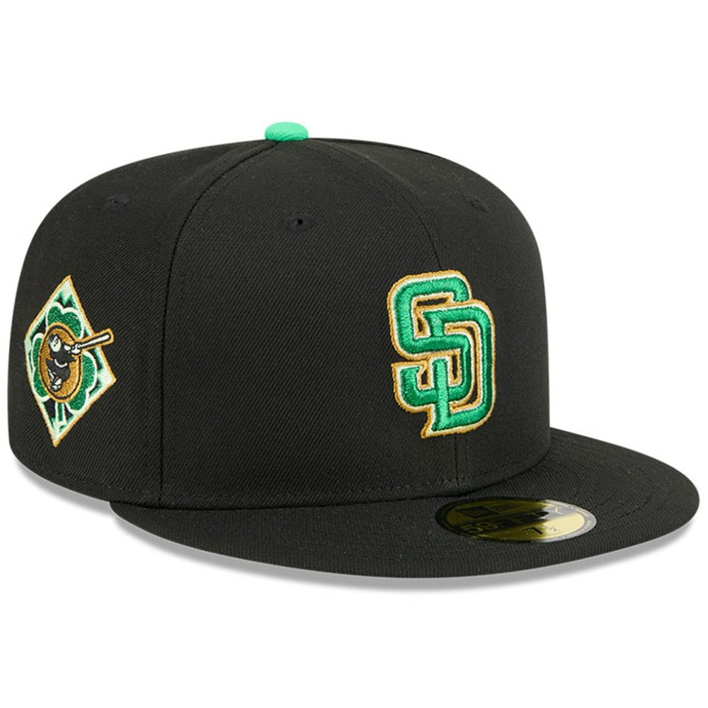 San Diego Padres New Era 2026 St. Patrick's Day 59FIFTY Fitted Hat Lifestyle