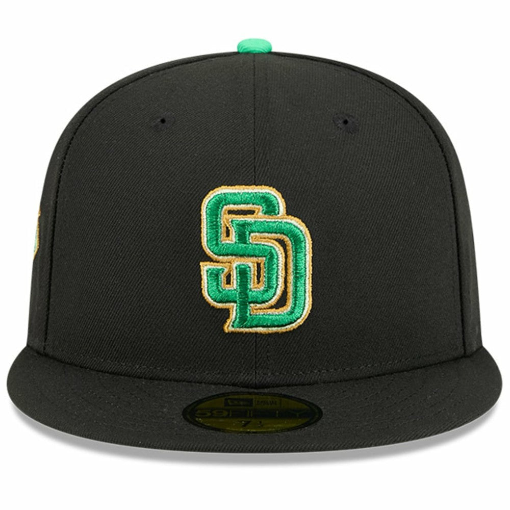 San Diego Padres New Era 2026 St. Patrick's Day 59FIFTY Fitted Hat Lifestyle