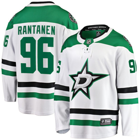 Mikko Rantanen Dallas Stars Fanatics Away Breakaway Jersey - White | NHL Jerseys