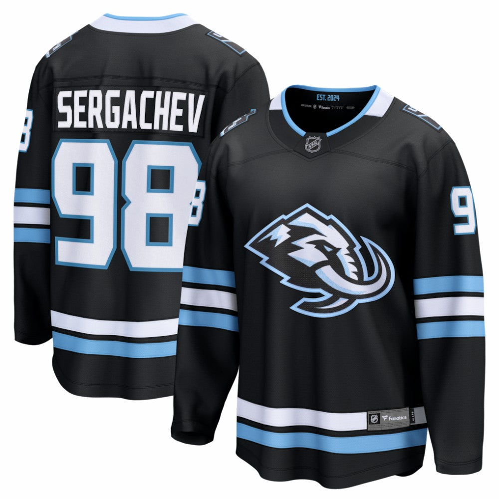 Mikhail Sergachev Utah Mammoth Fanatics Home Breakaway Player Jersey - Black | NHL Jerseys