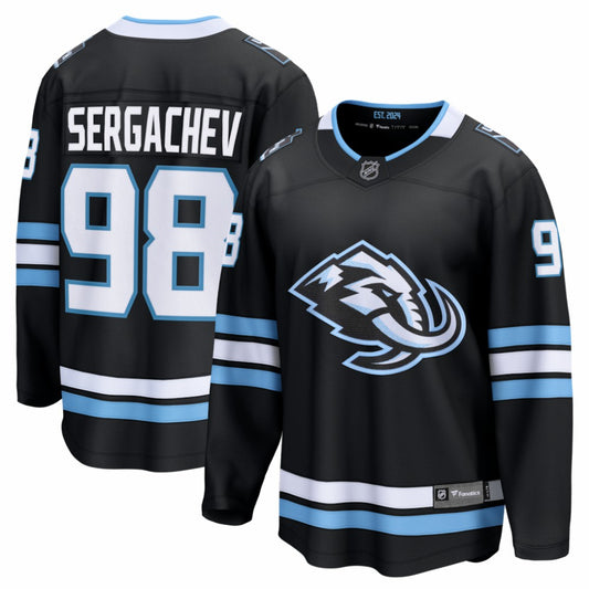 Mikhail Sergachev Utah Mammoth Fanatics Home Breakaway Player Jersey - Black | NHL Jerseys