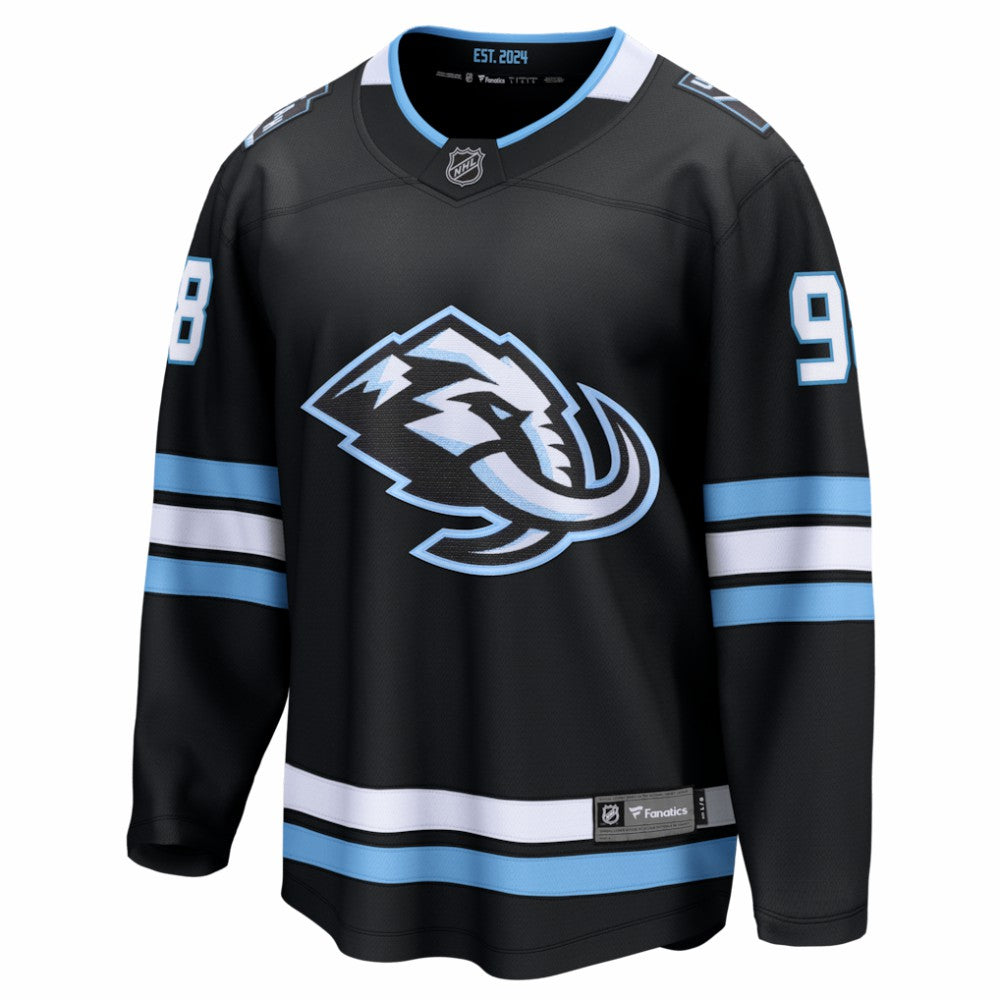 Mikhail Sergachev Utah Mammoth Fanatics Home Breakaway Player Jersey - Black | NHL Jerseys