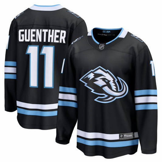 Dylan Guenther Utah Mammoth Fanatics Home Breakaway Player Jersey - Black | NHL Jerseys