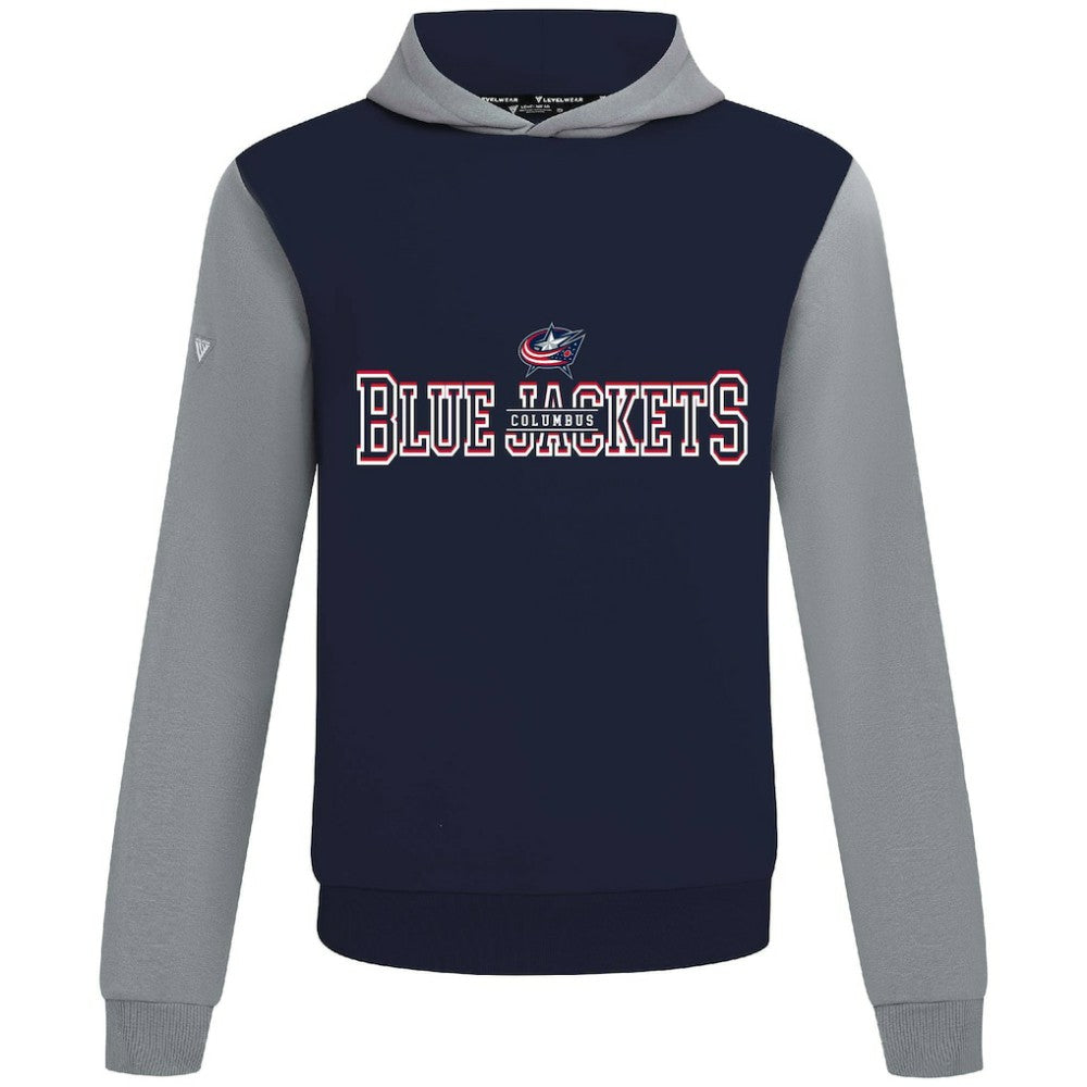 Columbus Blue Jackets - Levelwear Ultimate Journey Pullover Hoodie Navy/Gray