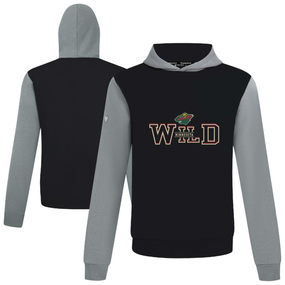 Minnesota Wild - Levelwear Ultimate Journey Pullover Hoodie Black/Gray