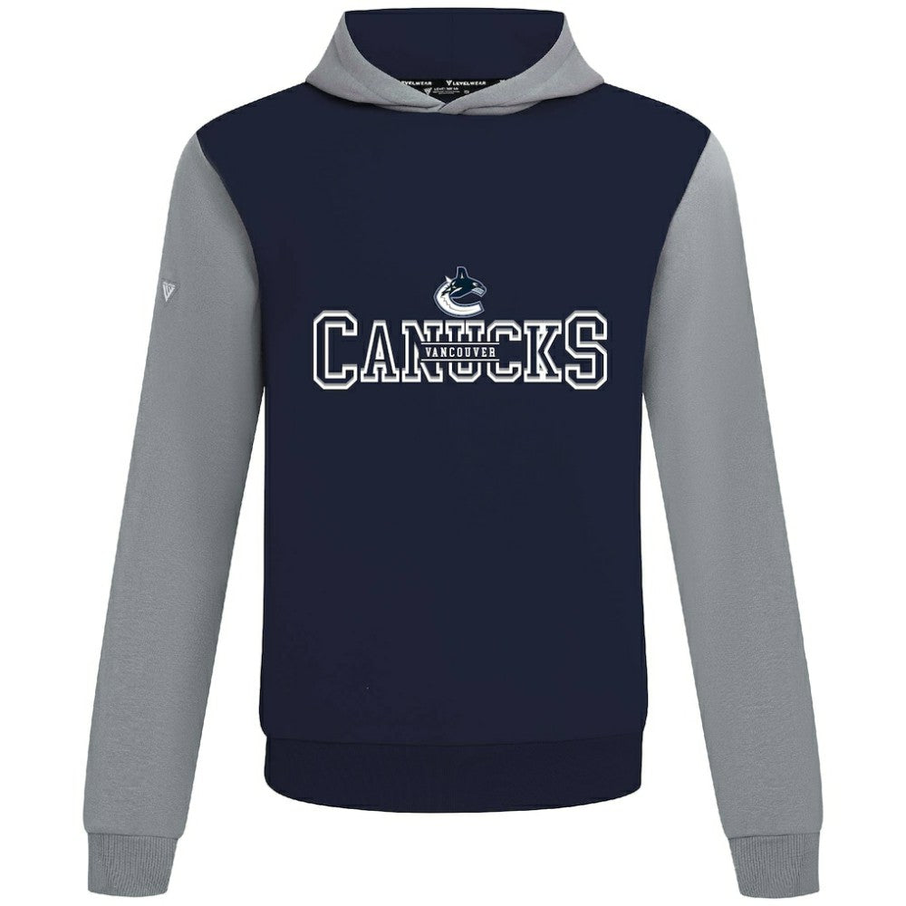 Vancouver Canucks - Levelwear Ultimate Journey Pullover Hoodie Navy/Gray