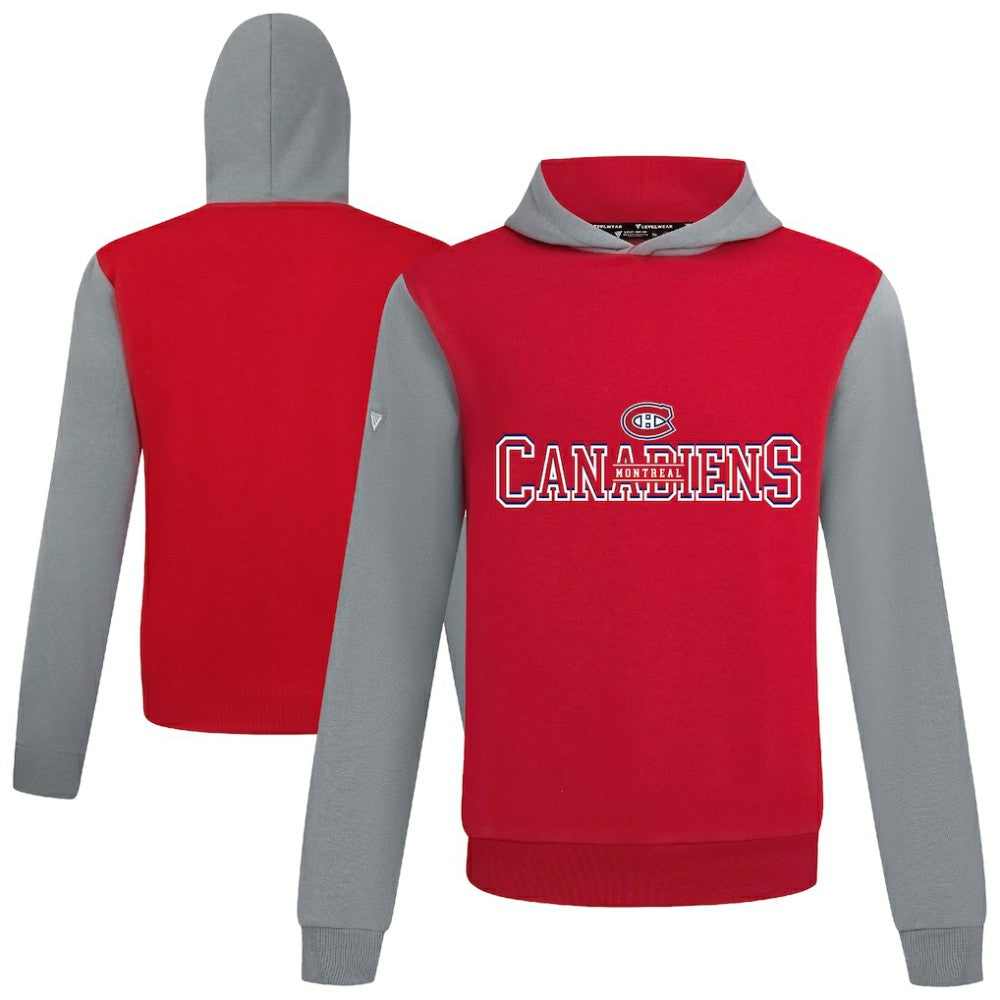 Montreal Canadiens - Levelwear Ultimate Journey Pullover Hoodie Red/Gray
