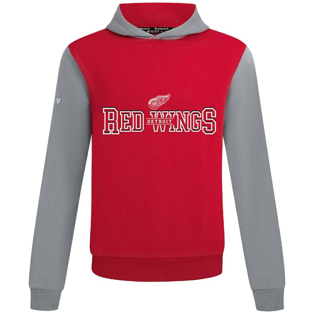 Detroit Red Wings - Levelwear Ultimate Journey Pullover Hoodie Red/Gray