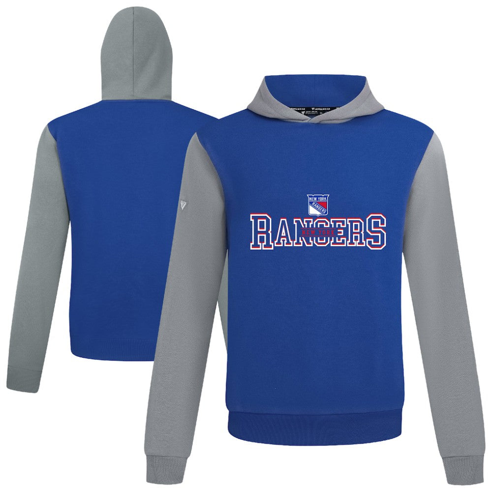 New York Rangers Levelwear Ultimate Journey Pullover Hoodie Blue/Gray