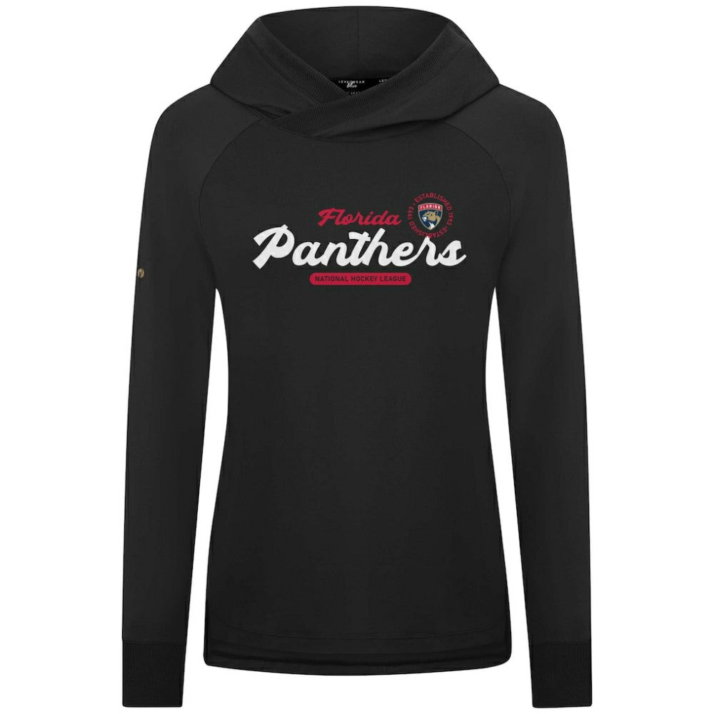 Florida Panthers - Levelwear Women's Slender Monument Raglan Pullover Hoodie Black