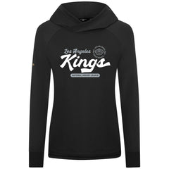 Los Angeles Kings - Levelwear Women's Slender Monument Raglan Pullover Hoodie Black