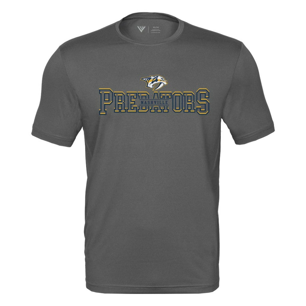 Nashville Predators - Levelwear Anthem Journey Performance T-Shirt Charcoal