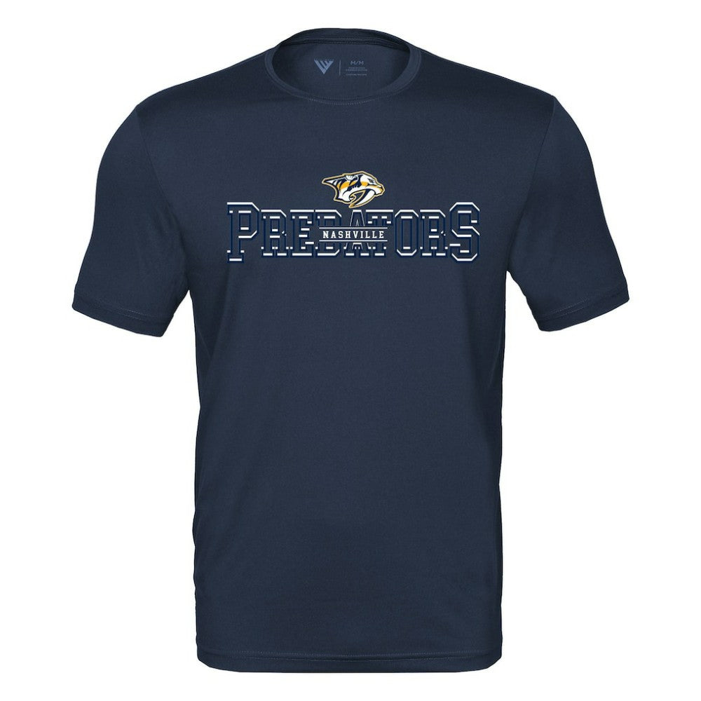 Nashville Predators - Levelwear Anthem Journey Performance T-Shirt Navy