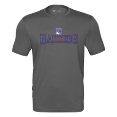 New York Rangers Levelwear Anthem Journey Performance T-Shirt Charcoal