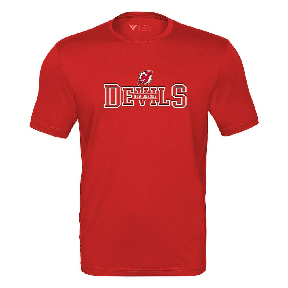 New Jersey Devils - Levelwear Anthem Journey Performance T-Shirt Red