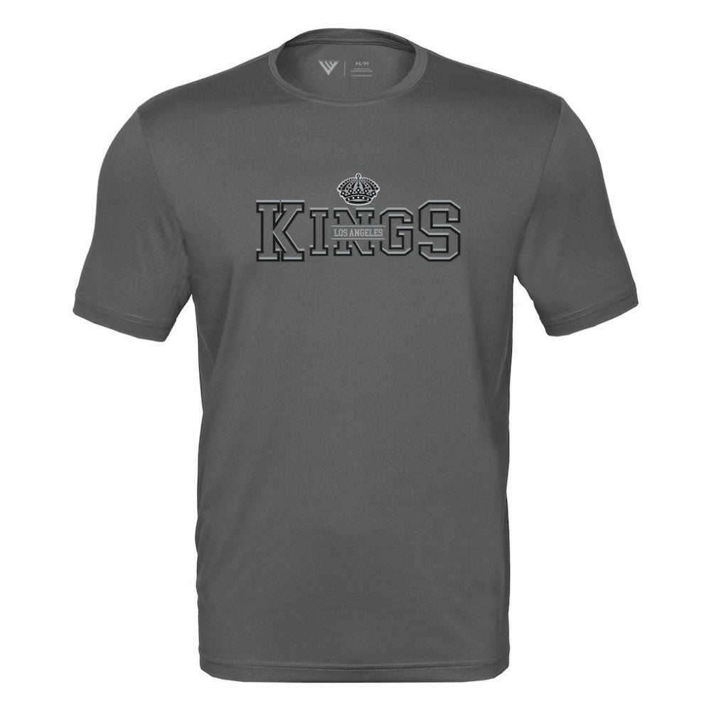 Los Angeles Kings - Levelwear Anthem Journey Performance T-Shirt Charcoal