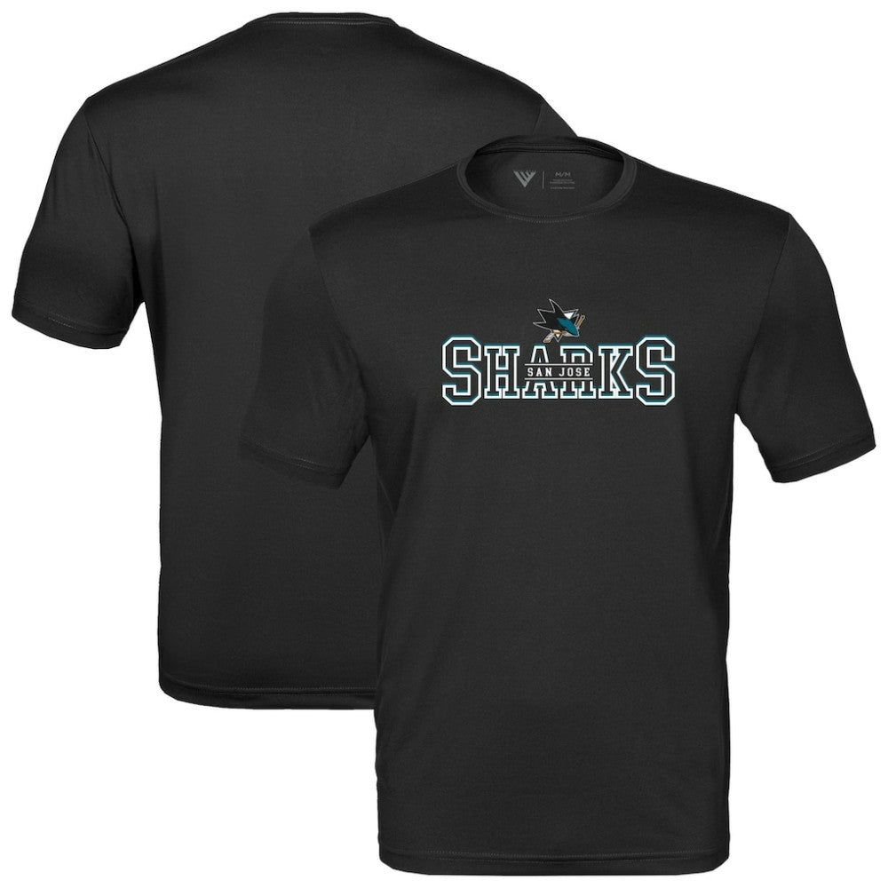 San Jose Sharks - Levelwear Anthem Journey Performance T-Shirt Black
