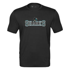 San Jose Sharks - Levelwear Anthem Journey Performance T-Shirt Black