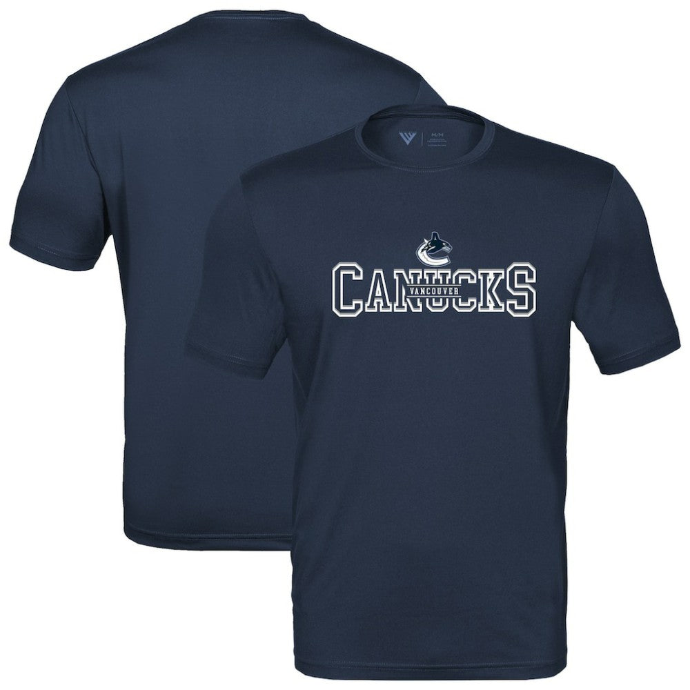 Vancouver Canucks - Levelwear Anthem Journey Performance T-Shirt Navy