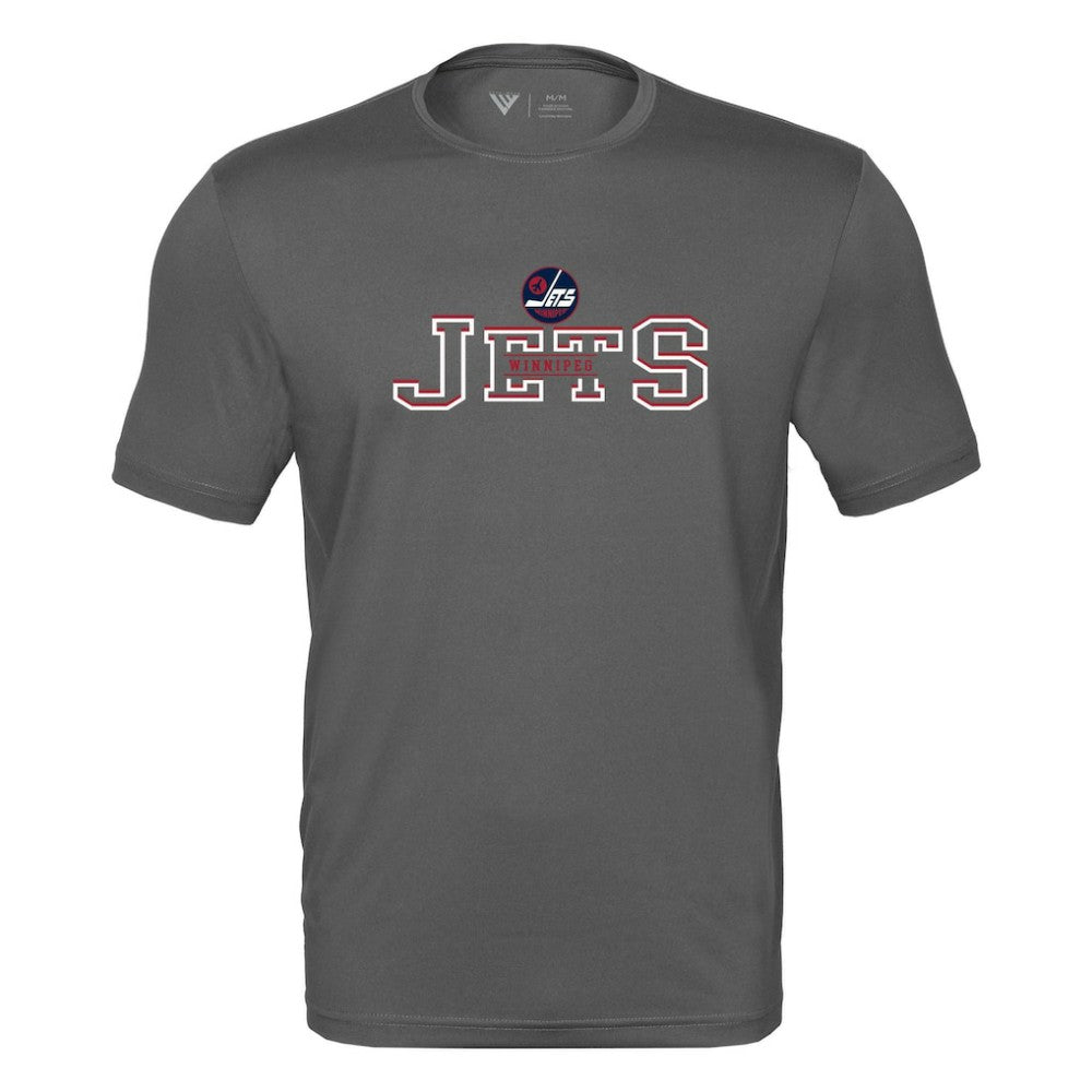 Winnipeg Jets - Levelwear Anthem Journey Performance T-Shirt Charcoal