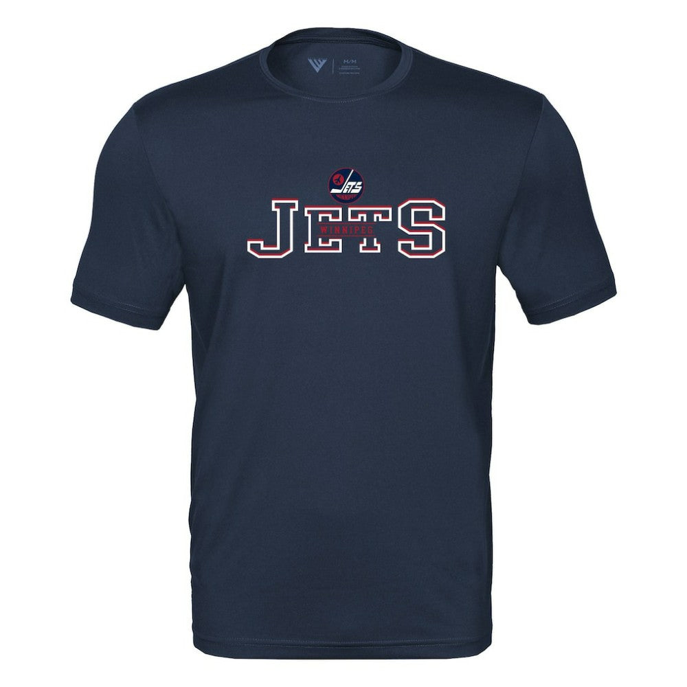 Winnipeg Jets - Levelwear Anthem Journey Performance T-Shirt Navy