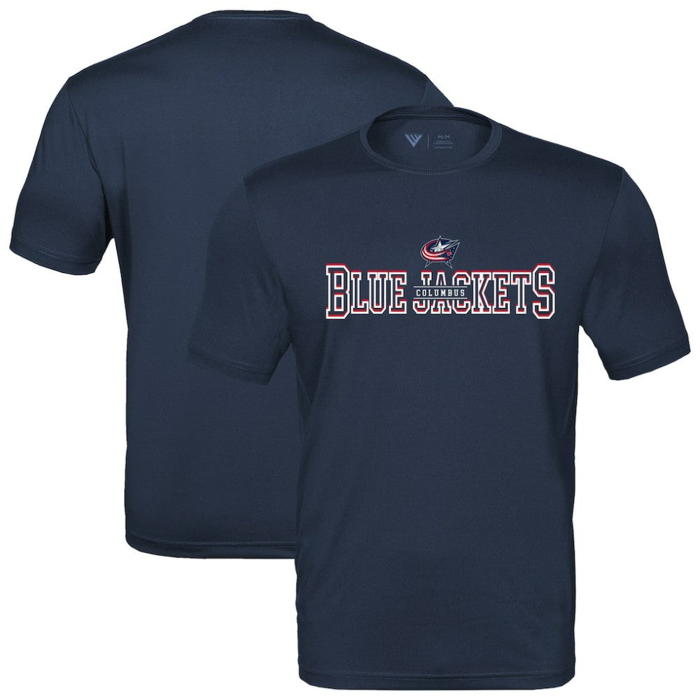 Columbus Blue Jackets - Levelwear Anthem Journey Performance T-Shirt Navy