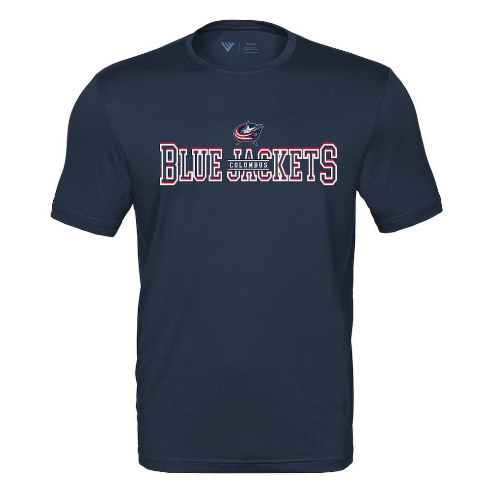 Columbus Blue Jackets - Levelwear Anthem Journey Performance T-Shirt Navy