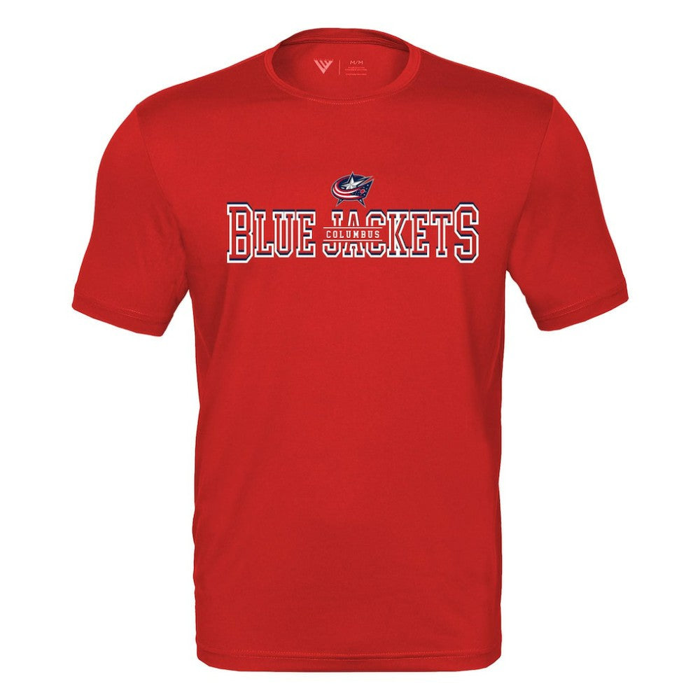 Columbus Blue Jackets - Levelwear Anthem Journey Performance T-Shirt Red