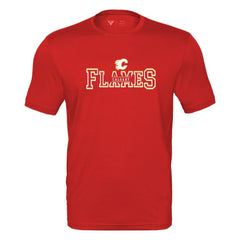 Calgary Flames - Levelwear Anthem Journey Performance T-Shirt Red