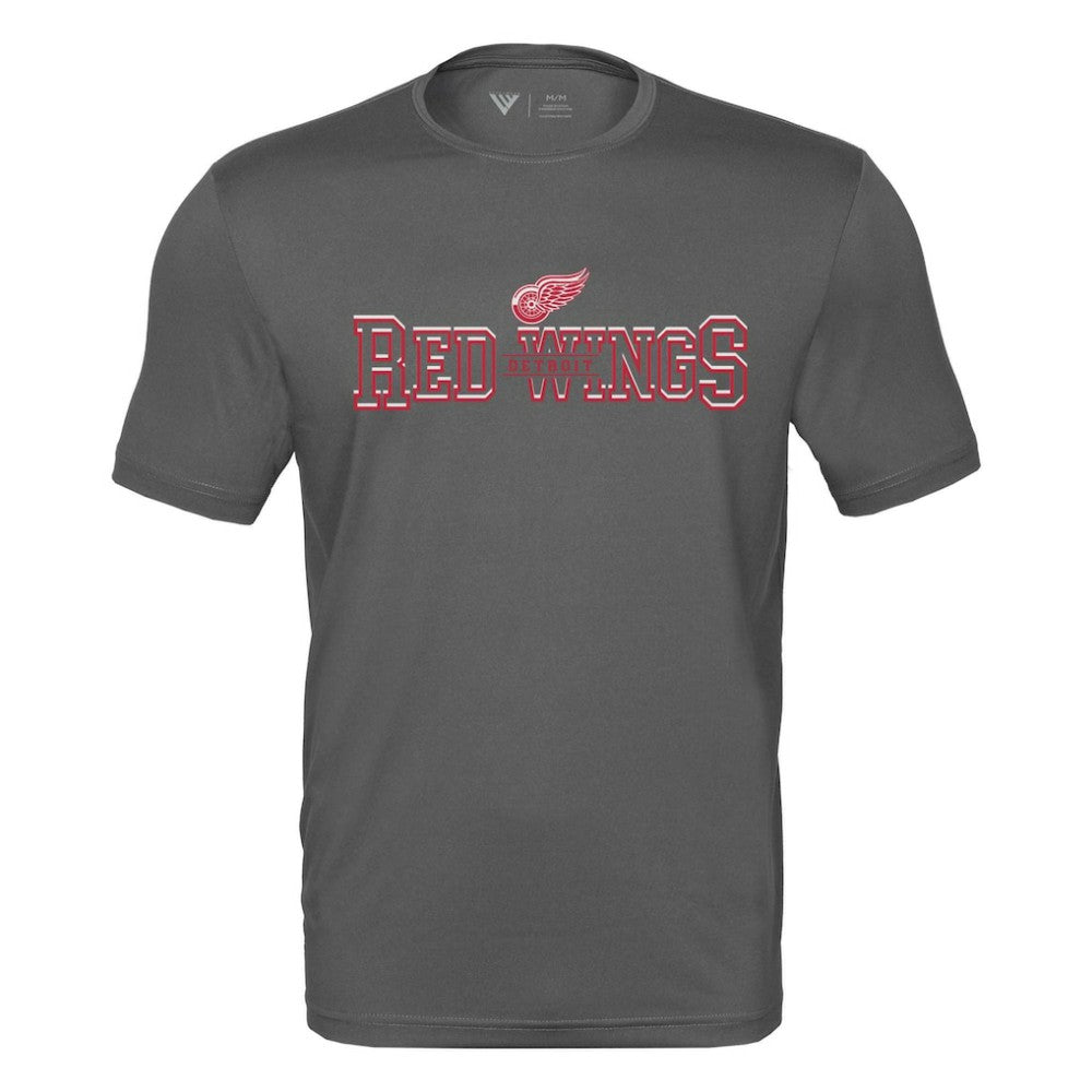 Detroit Red Wings - Levelwear Anthem Journey Performance T-Shirt Charcoal