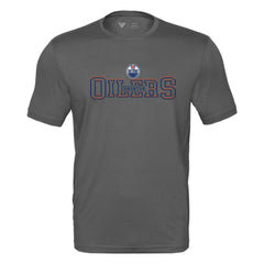 Edmonton Oilers - Levelwear Anthem Journey Performance T-Shirt Charcoal