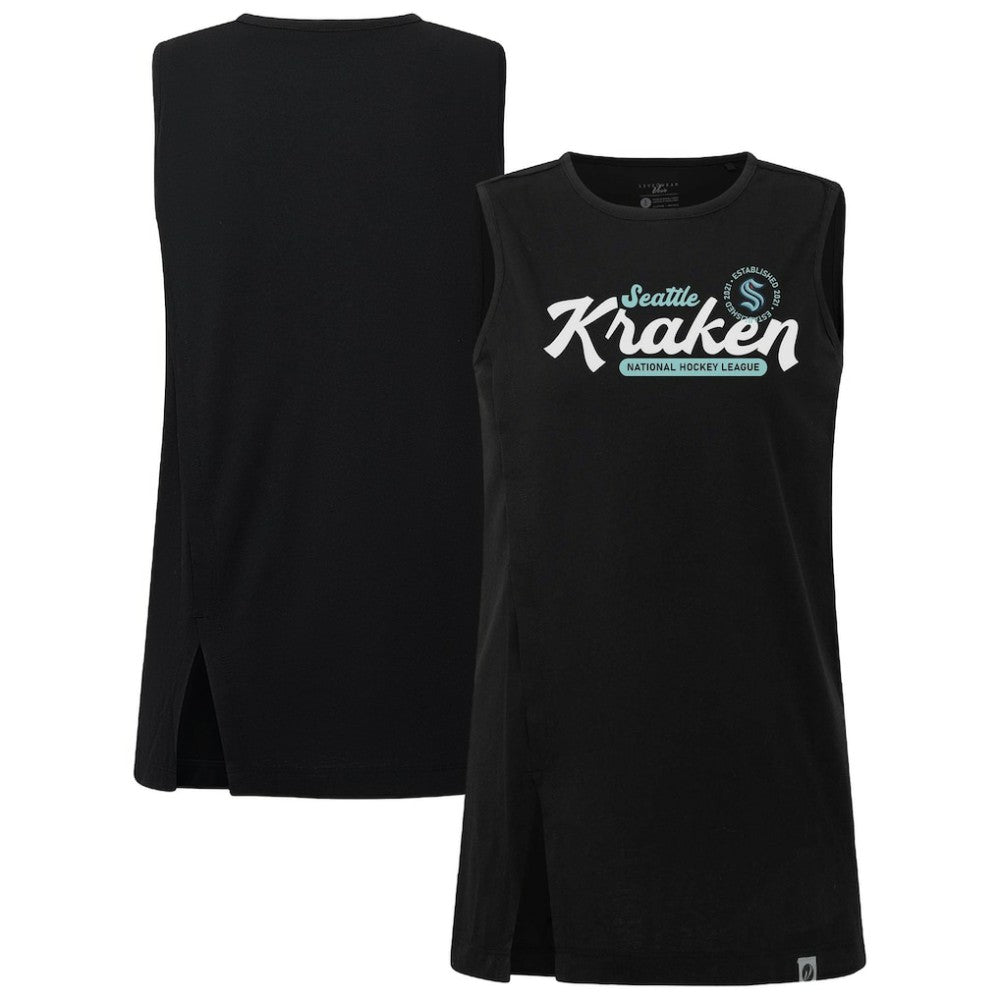 Seattle Kraken Levelwear Women's Influx Monument Tank Top Black
