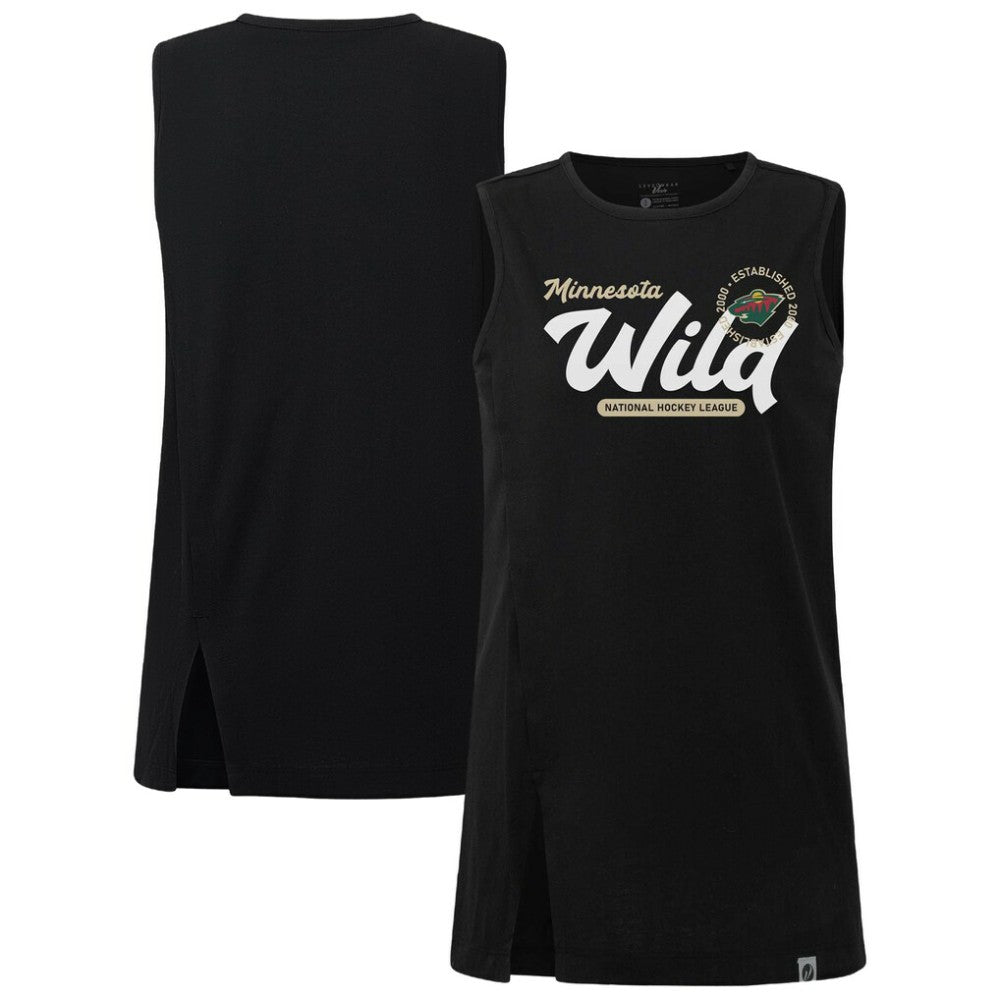Minnesota Wild - Levelwear Women's Influx Monument Tank Top Black