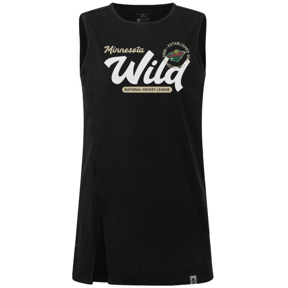 Minnesota Wild - Levelwear Women's Influx Monument Tank Top Black