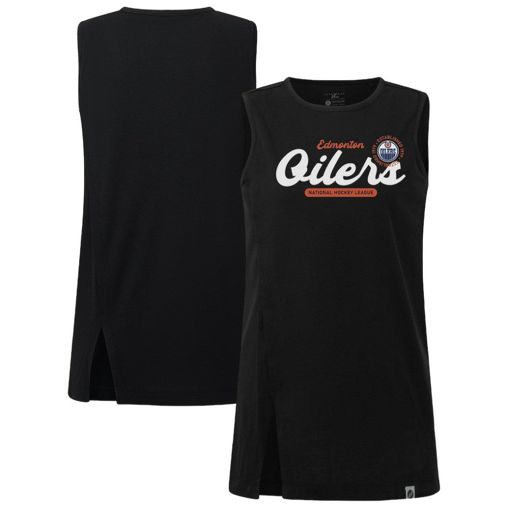 Edmonton Oilers - Levelwear Women's Influx Monument Tank Top Black