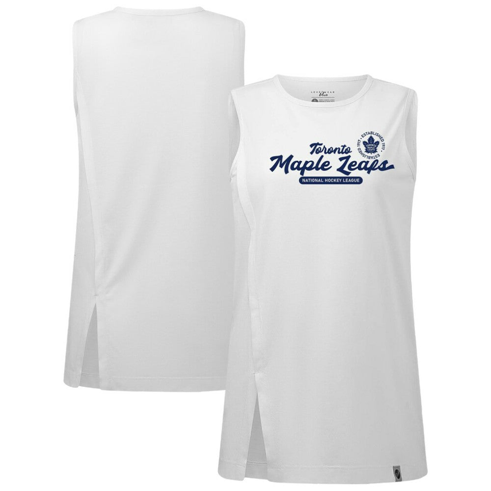 Toronto Maple Leafs - Levelwear Women's Influx Monument Tank Top White