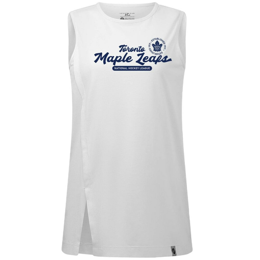 Toronto Maple Leafs - Levelwear Women's Influx Monument Tank Top White